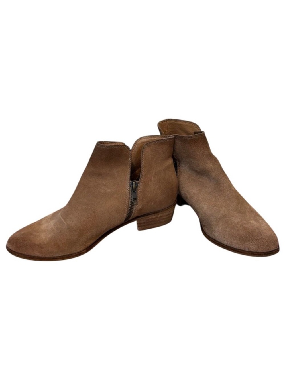 Splendid Hamptyn Suede Leather Ankle Boots Tan Beige Size 9